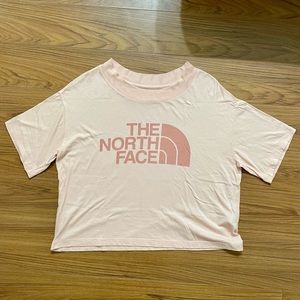 The North Face Short Sleeve Half Dome Cropped Tee | Medium | Evening Sand Pink
